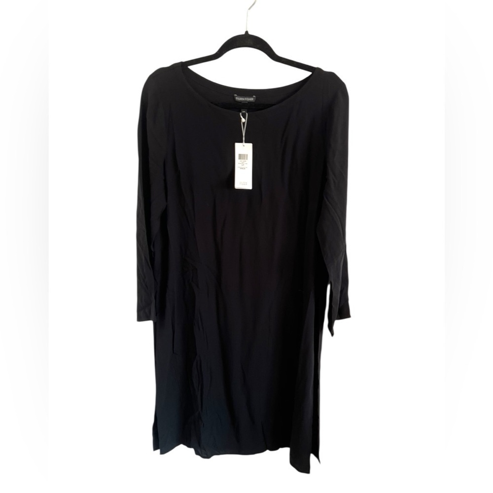 NWT Eileen Fisher Silk Georgette Crepe Tunic, size small